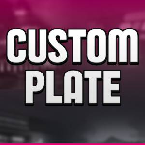 Custom Plate Change